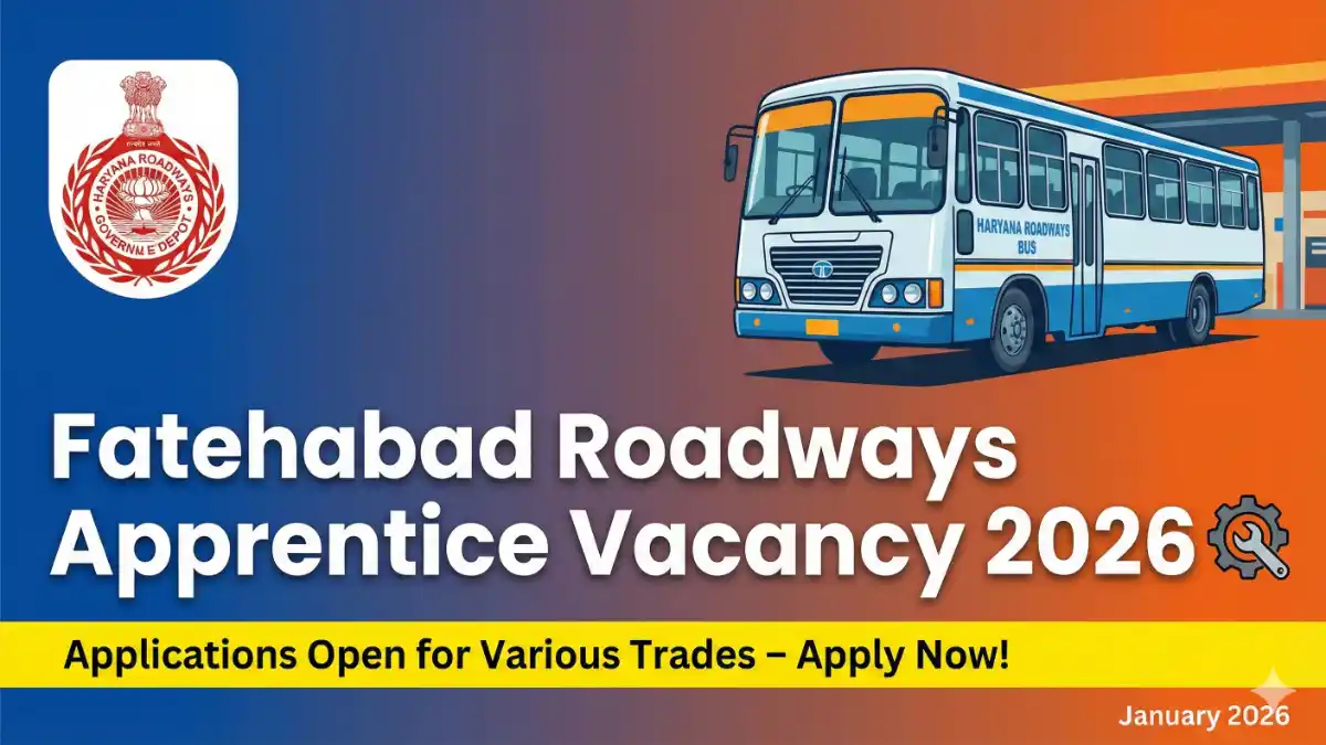Fatehabad Roadways Apprentice Vacancy 2026