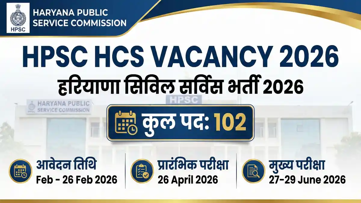 HPSC HCS Vacancy 2026