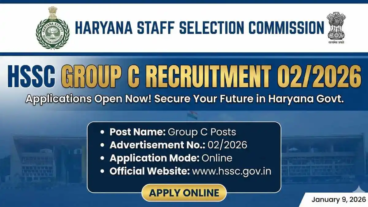 HSSC Group C Recruitment 02 2026