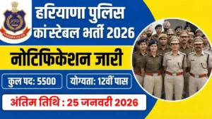 Haryana Police Constable Vacancy 2026