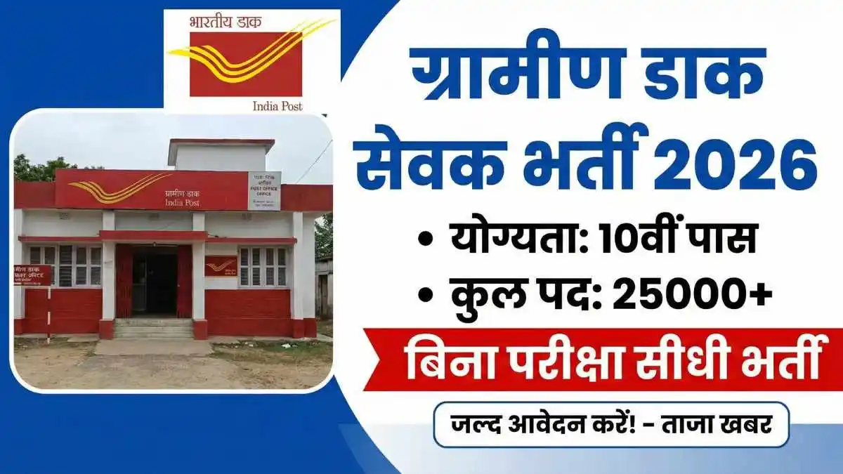 India Post GDS Vacancy 2026