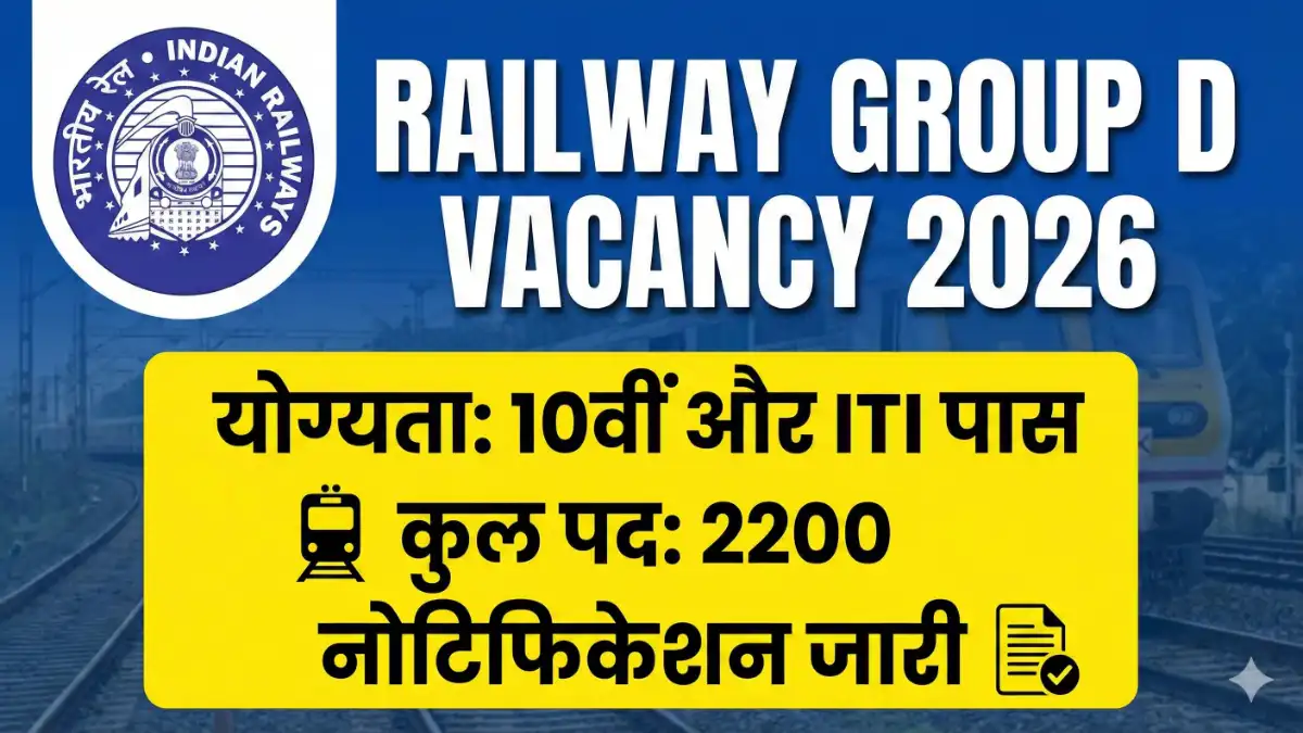 Railway Group D Vacancy 2026