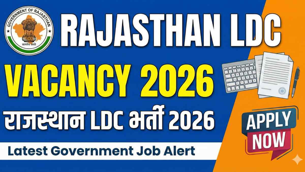 Rajasthan LDC Vacancy 2026