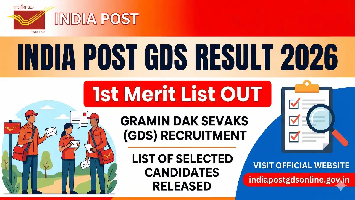 India Post GDS Merit List 2026