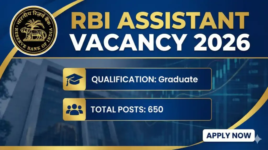 RBI Assistant Vacancy 2026
