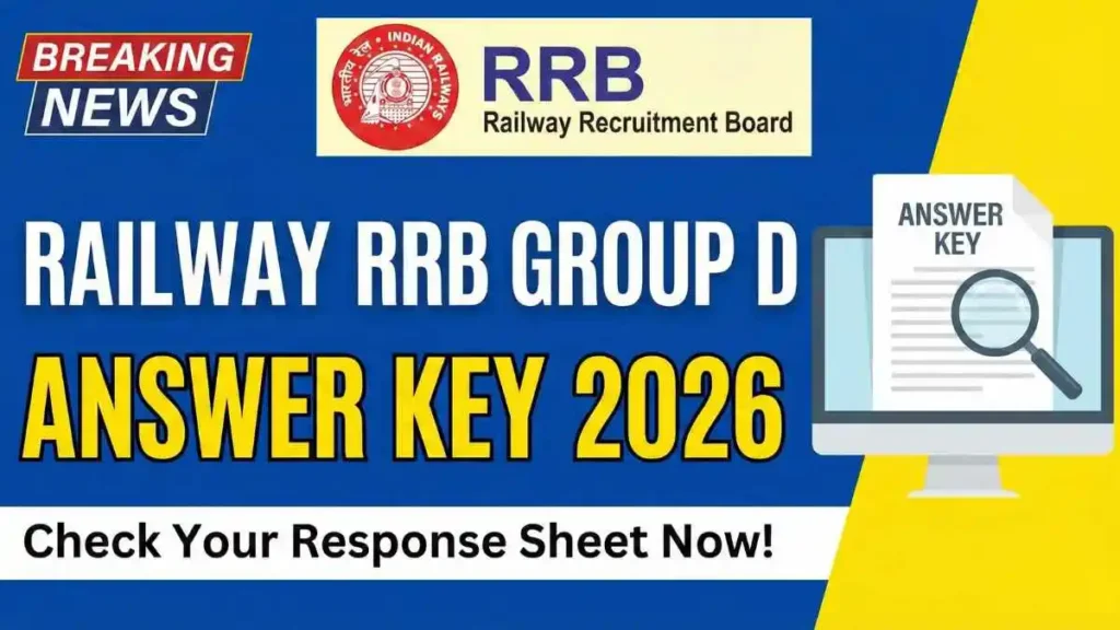 Railway RRB Group D Answer Key 2026