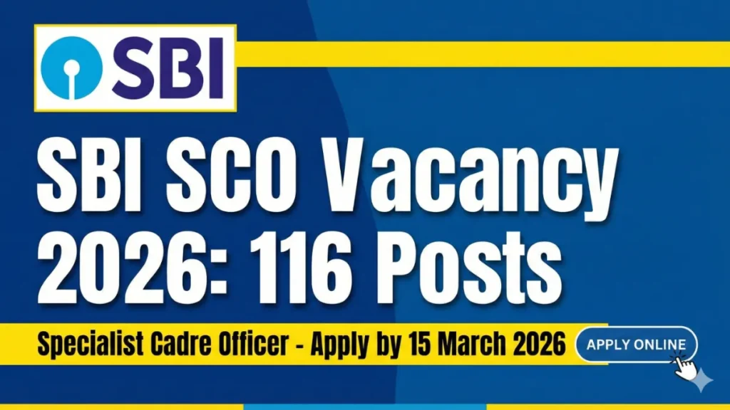 SBI SCO Vacancy 2026