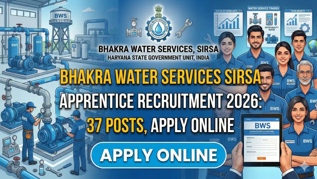 Bhakra Water Services Sirsa Apprentice Recruitment 2026