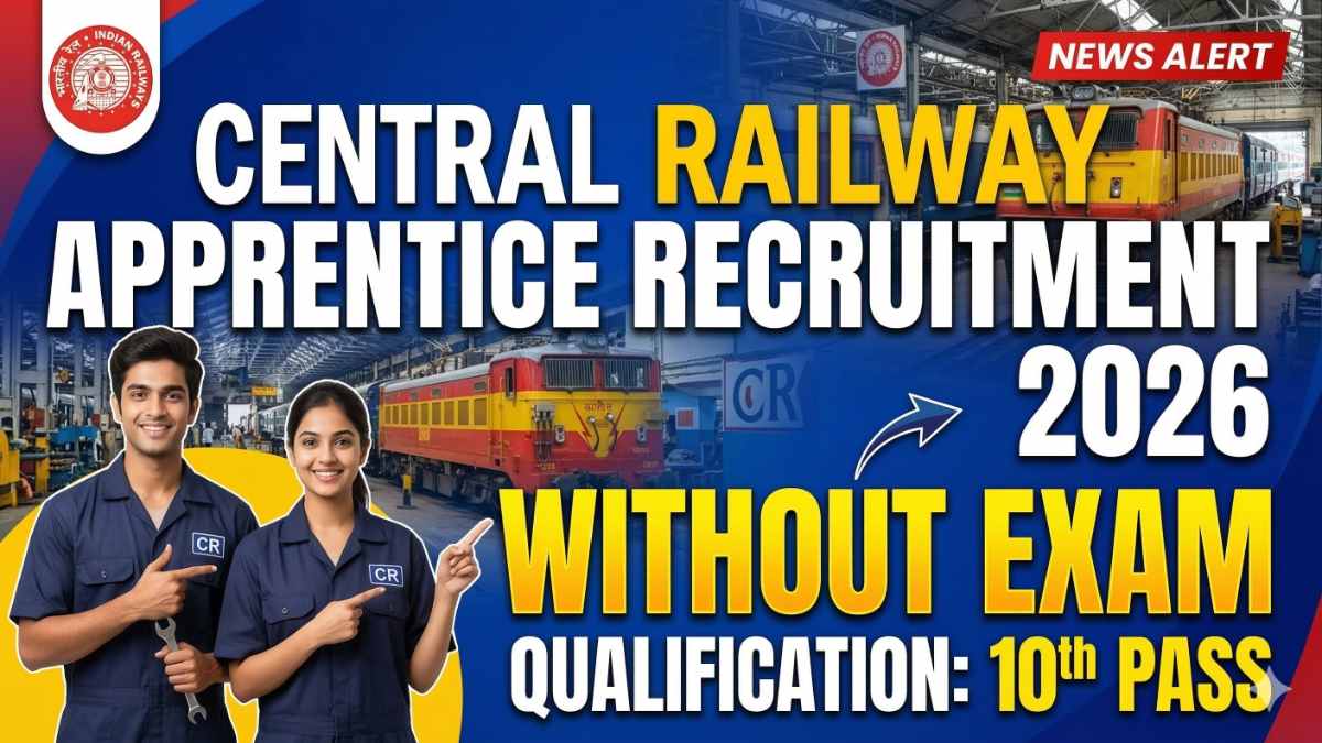 Central Railway Apprentice Recruitment 2026