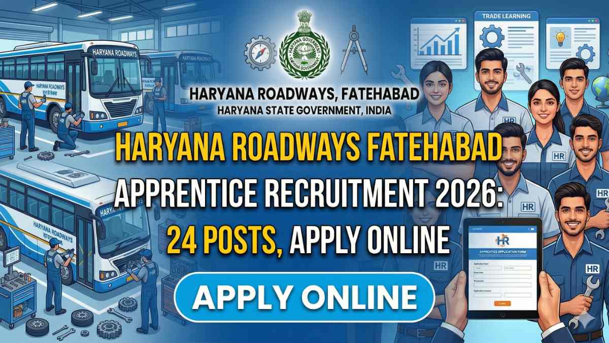 Haryana Roadways Fatehabad Apprentice Recruitment 2026