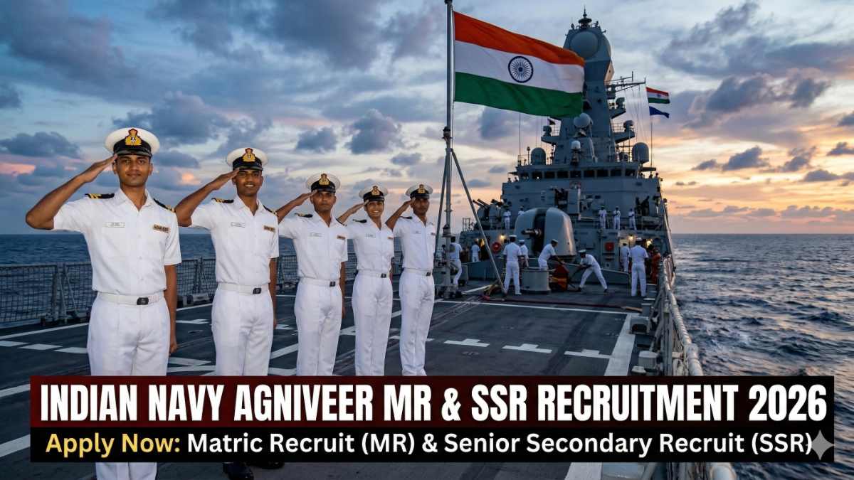 Indian Navy Agniveer MR SSR Vacancy 2026