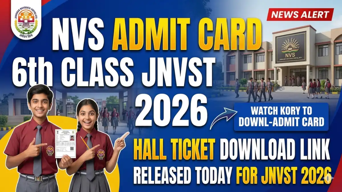NVS 6th Class Admit Card