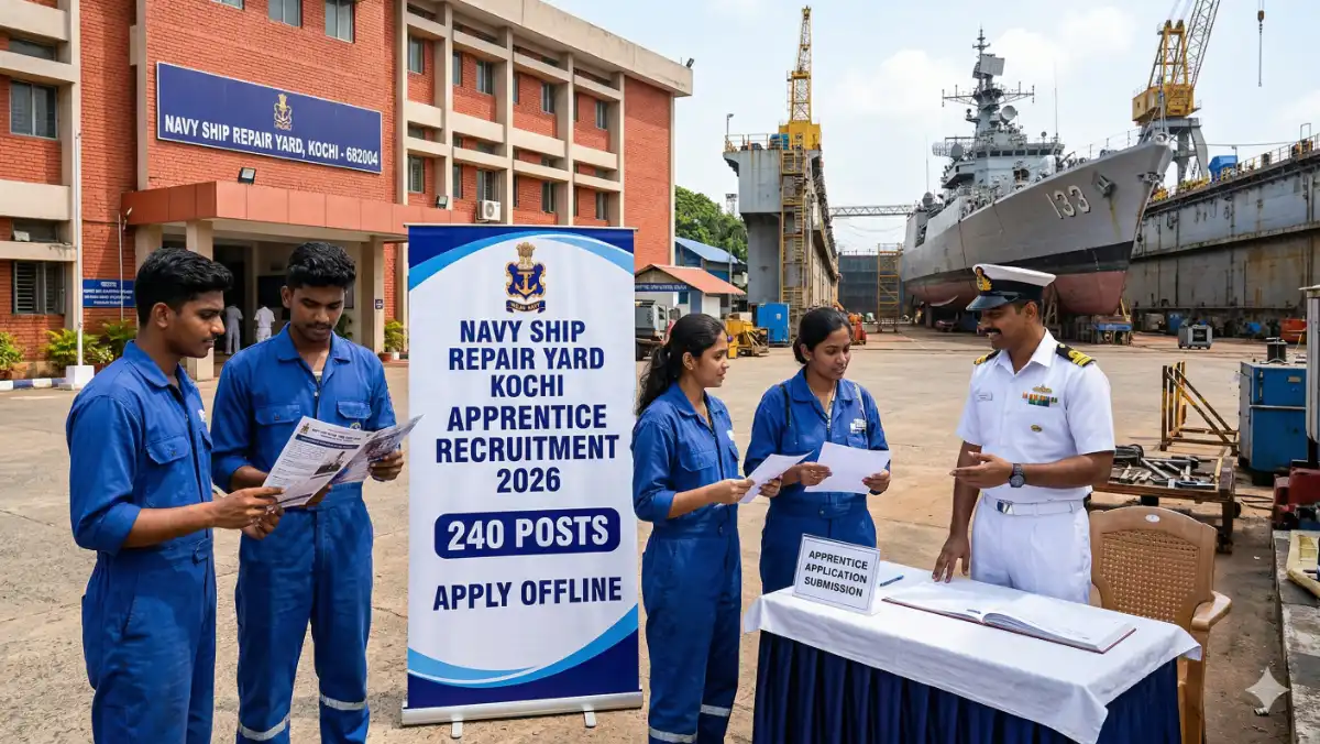 Navy Ship Repair Yard Kochi Apprentice Recruitment 2026