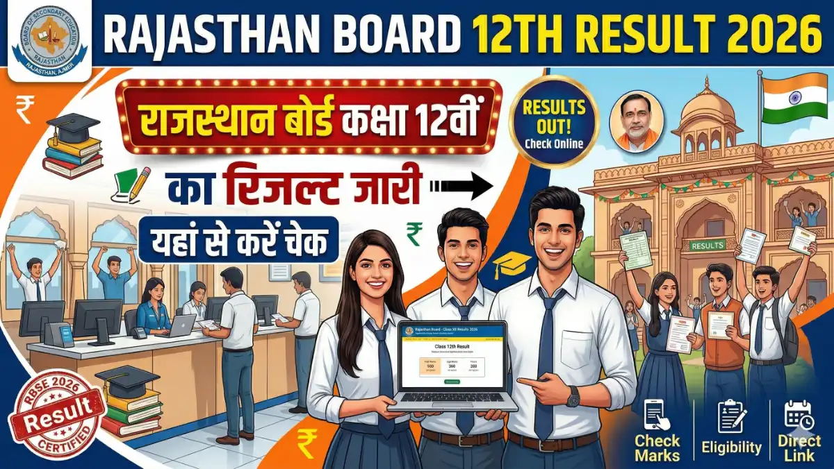 Rajasthan Board 12th Result 2026