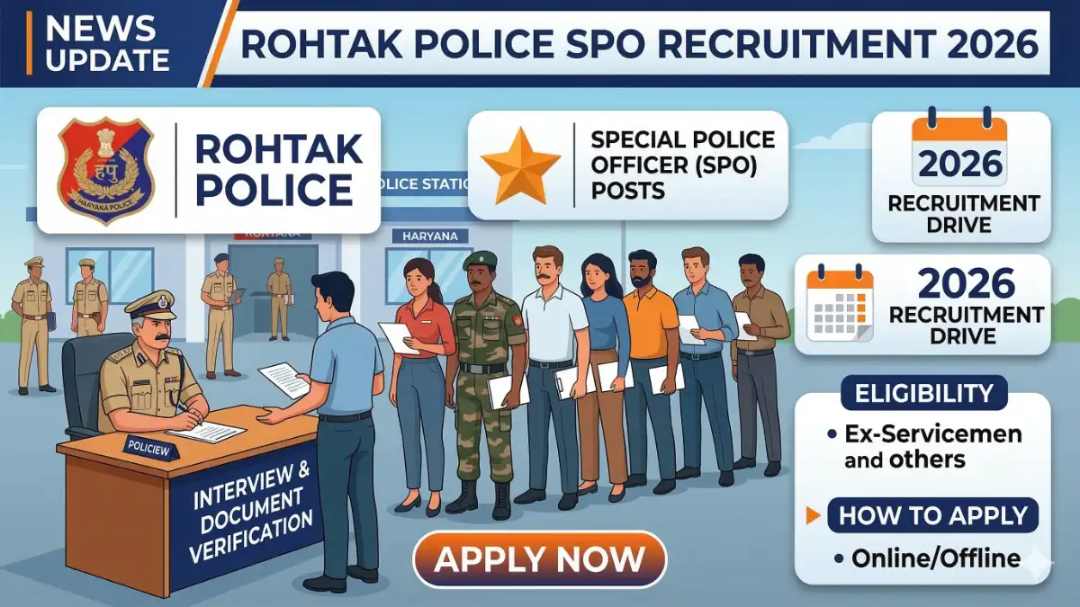Rohtak Police SPO Recruitment 2026