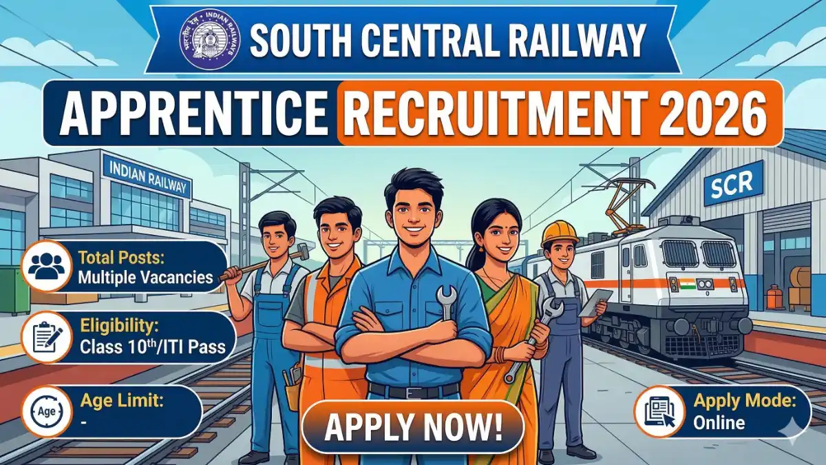 South Central Railway Apprentice Recruitment 2026