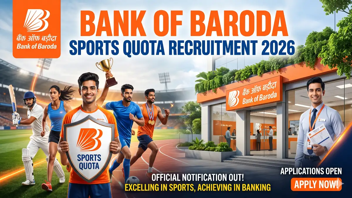 Bank of Baroda Sports Quota Recruitment 2026