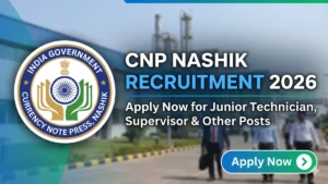 CNP Nashik Recruitment 2026