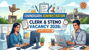 Chandigarh Clerk Steno Vacancy 2026