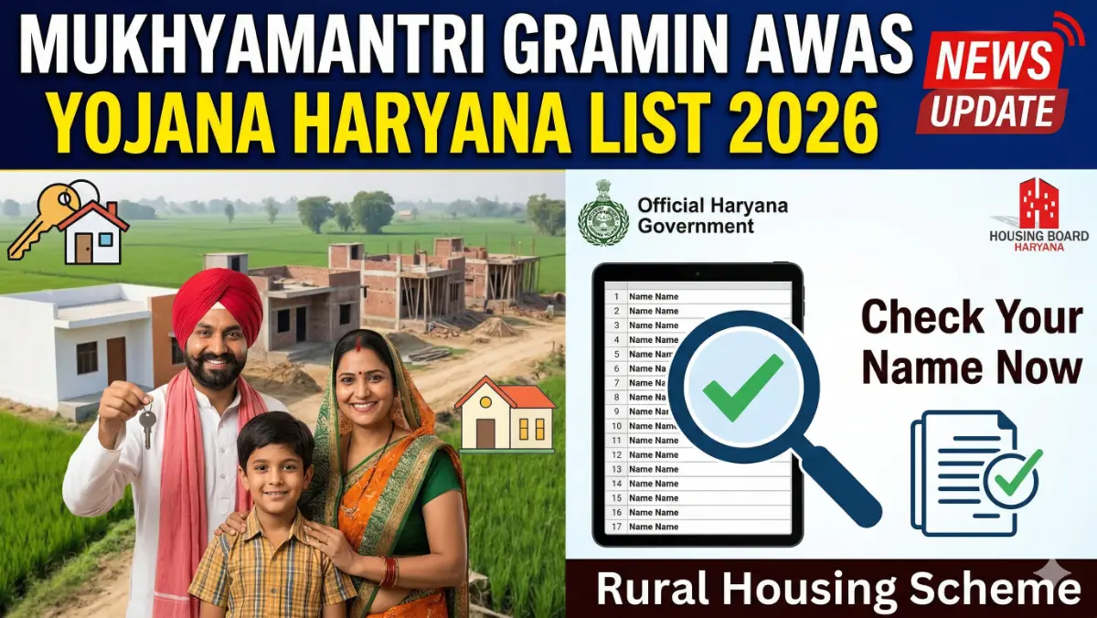 Mukhyamantri Gramin Awas Yojana Haryana List 2026