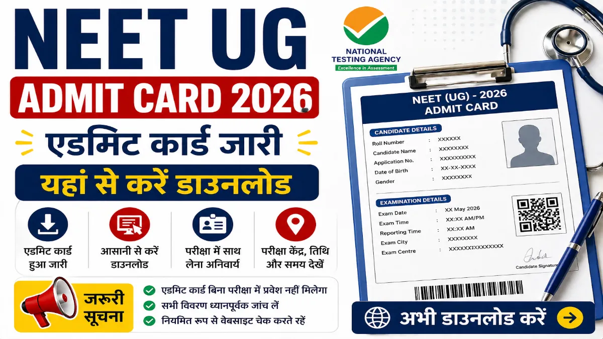 Neet UG Admit Card 2026