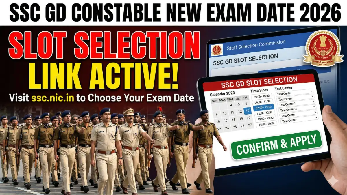 SSC GD Constable New Exam Date 2026