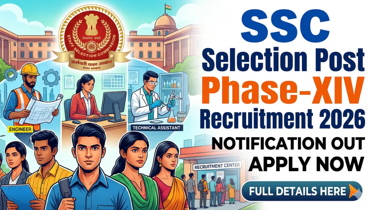 SSC Selection Post Phase-XIV Recruitment 2026