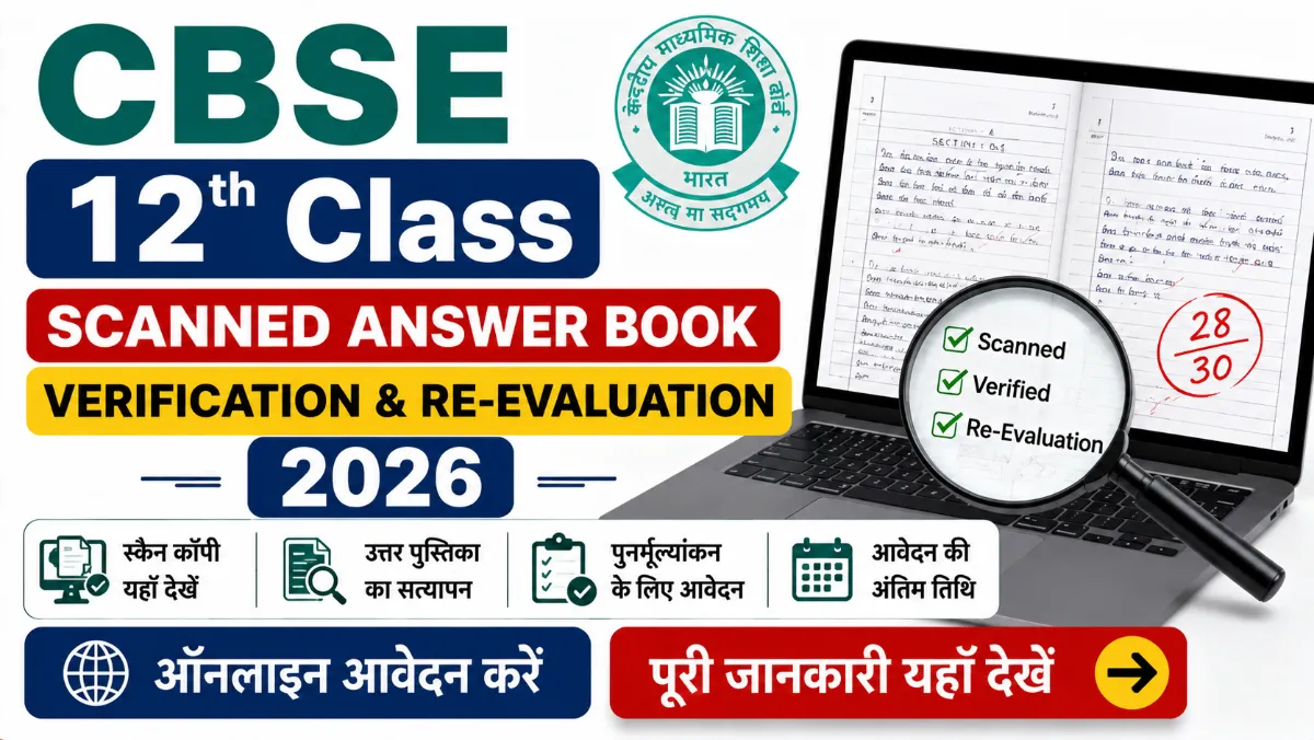 CBSE 12th Class Scanned Answer Book