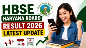HBSE Haryana Board Result 2026