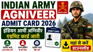Indian Army Agniveer Admit Card 2026