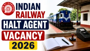 Indian Railway Halt Agent Vacancy 2026
