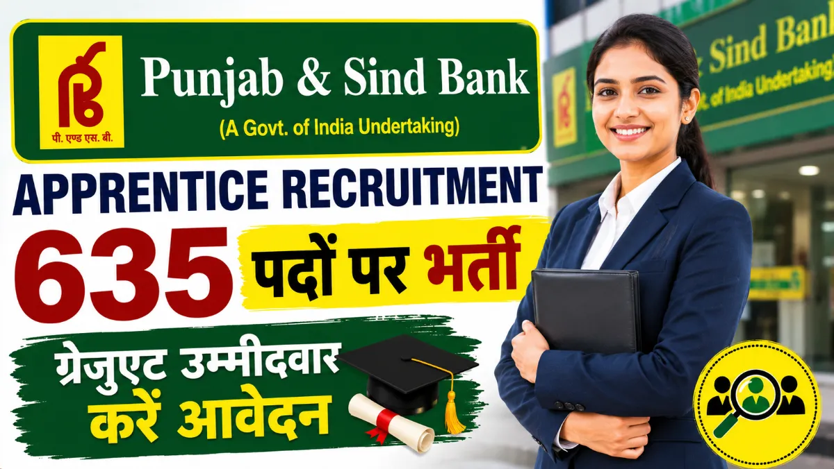 Punjab and Sind Bank Apprentice Recruitment 2026
