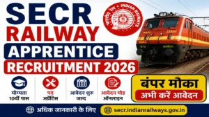 SECR Railway Apprentice Recruitment 2026