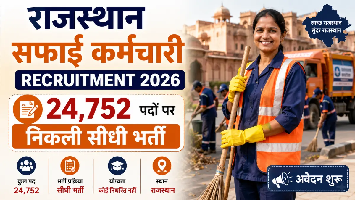 Rajasthan Safai Karmchari Recruitment 2026