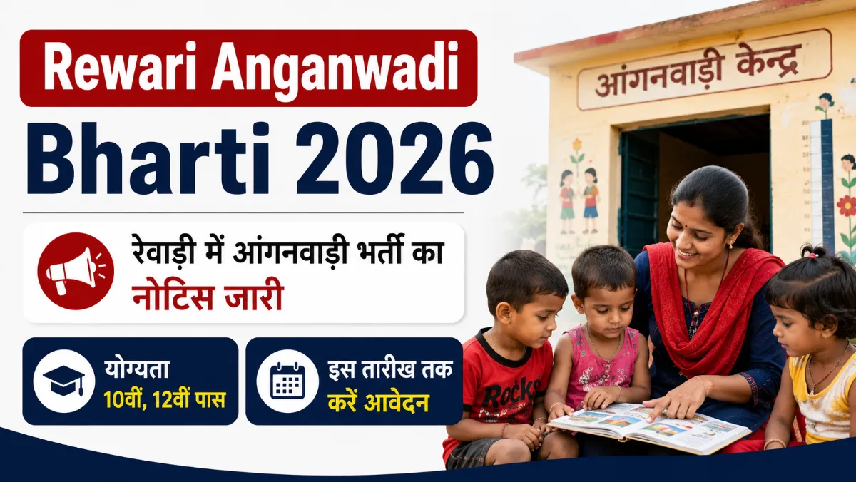 Rewari Anganwadi Bharti photo (AI Generated)