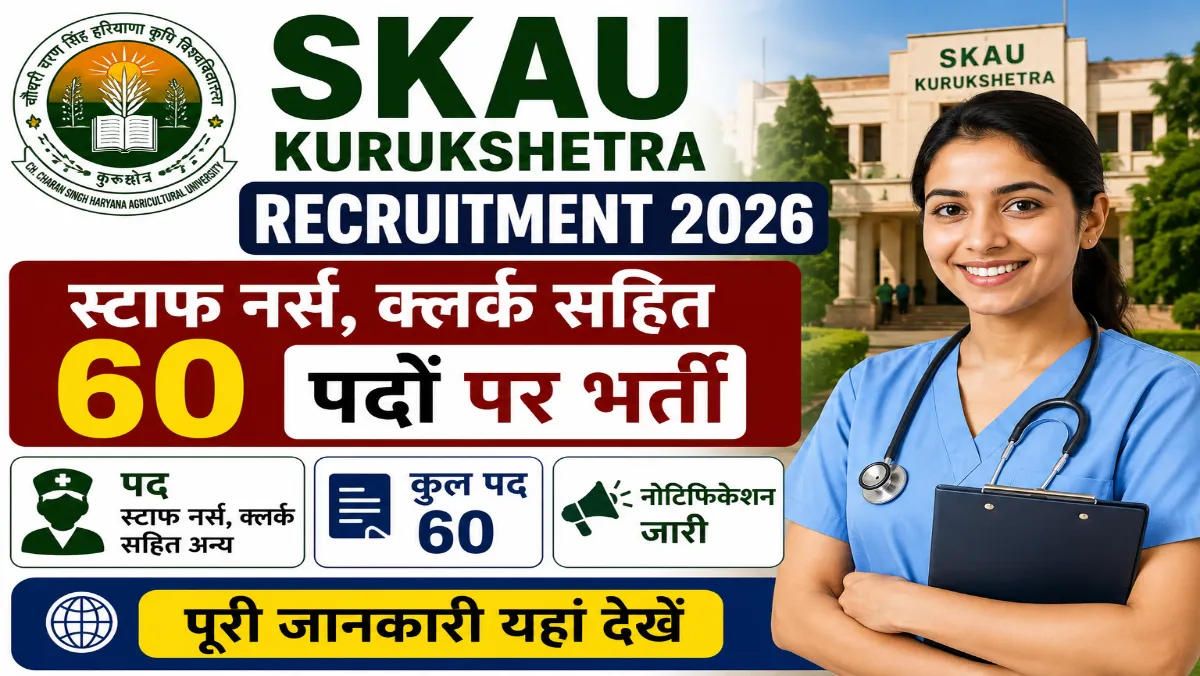 SKAU Kurukshetra Recruitment 2026