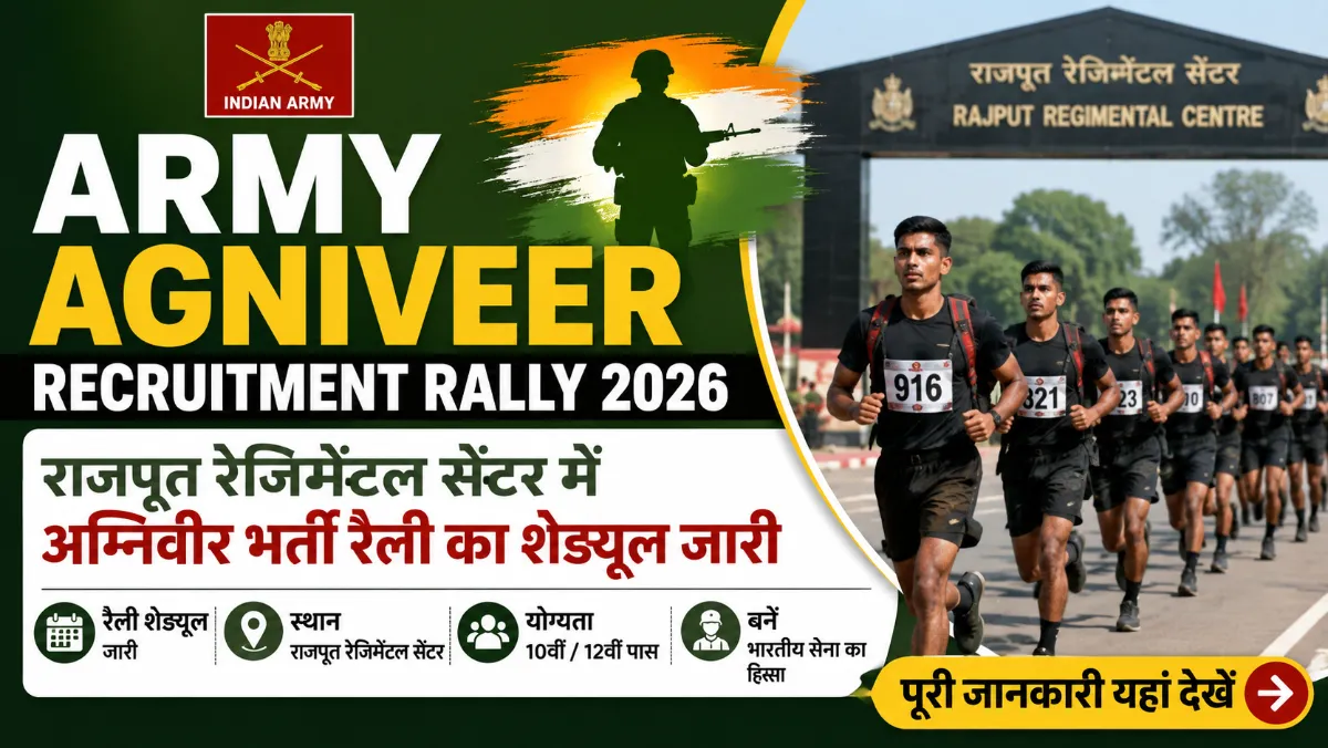 Army Agniveer Recruitment Rally 2026