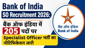 Bank of India SO Recruitment 2026