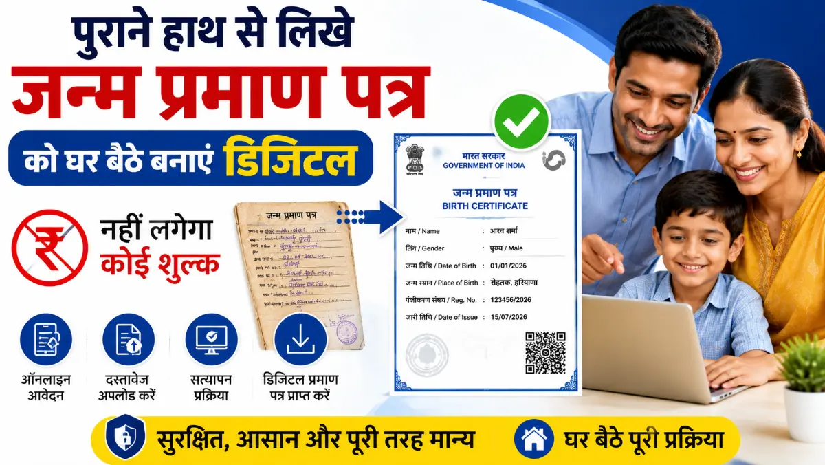 Digital Birth Certificate Online Apply