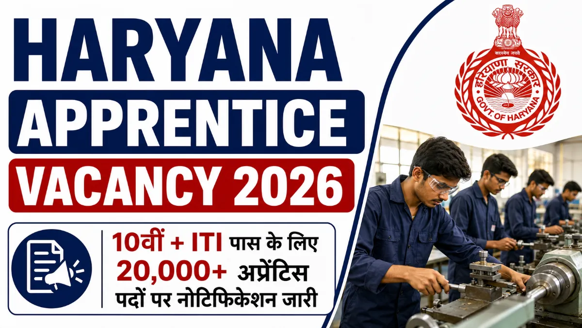 Haryana Apprentice Vacancy 2026