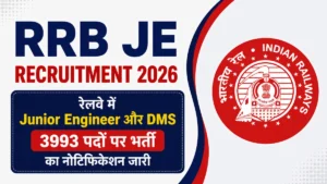 RRB JE Recruitment 2026