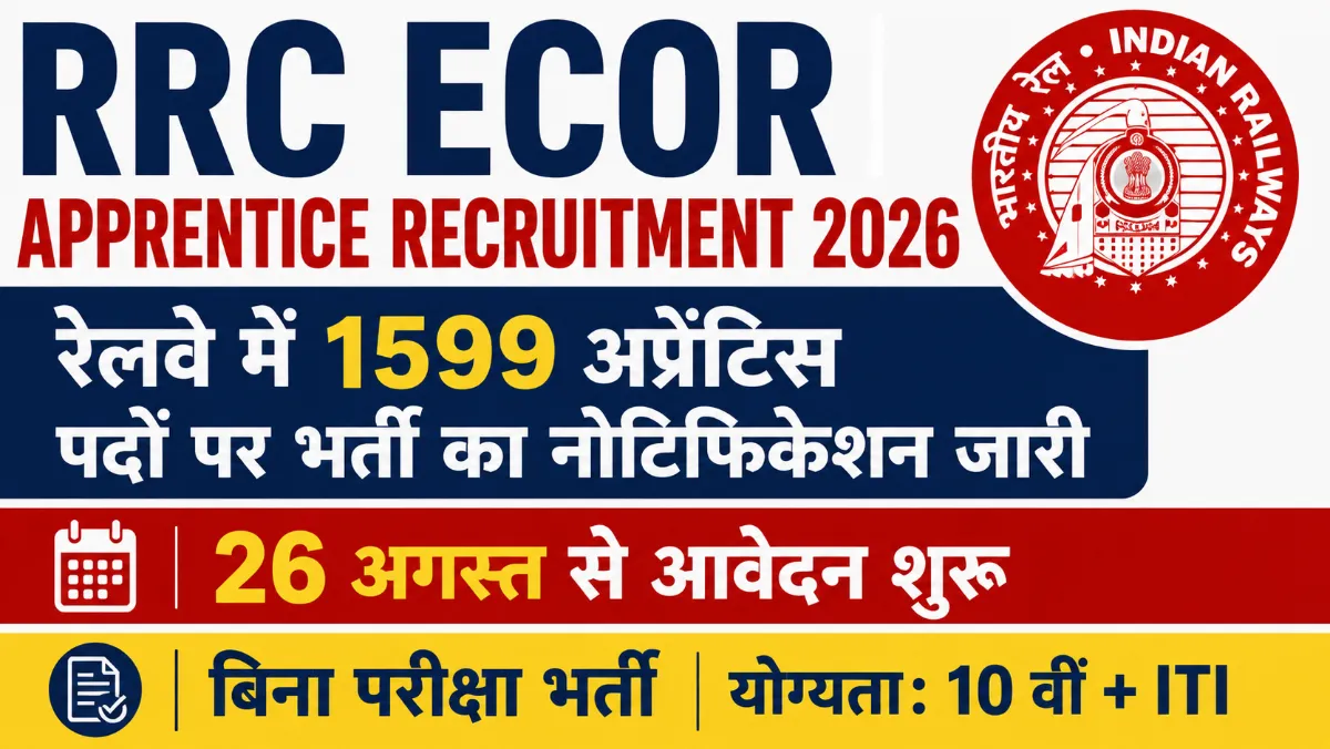 RRC ECOR Apprentice Recruitment 2026