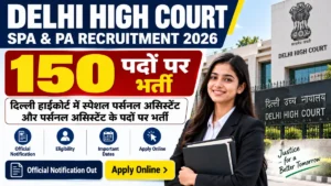 Delhi High Court SPA and PA Recruitment 2026