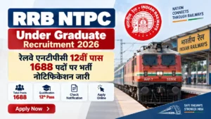 RRB NTPC Under Graduate Recruitment 2026