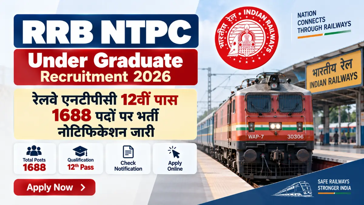 RRB NTPC Under Graduate Recruitment 2026