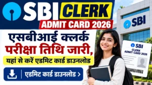 SBI Clerk Admit Card 2026