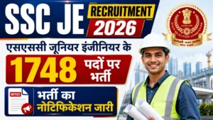 SSC JE Recruitment 2026