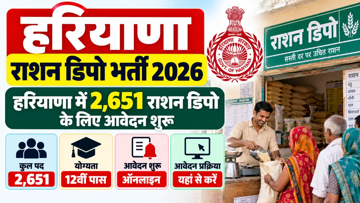 Haryana Ration Depot Recruitment 2026
