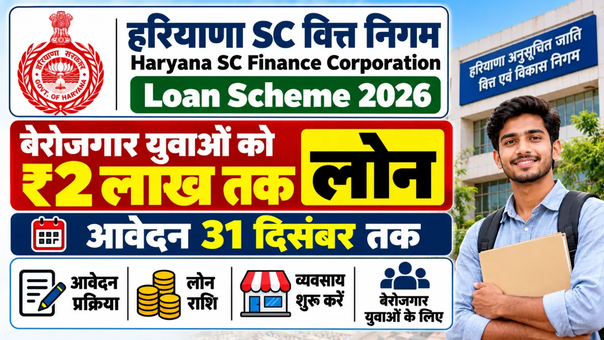 Haryana SC Finance Corporation Loan Scheme 2026