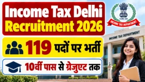 Income Tax Delhi Sports Quota Recruitment 2026